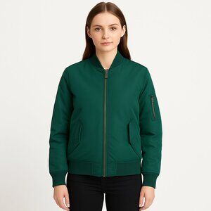Adidas Neo Green Track Jacket Long Size Small
